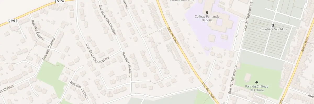 Plan du 29 Rue des Charmes à Hazebrouck