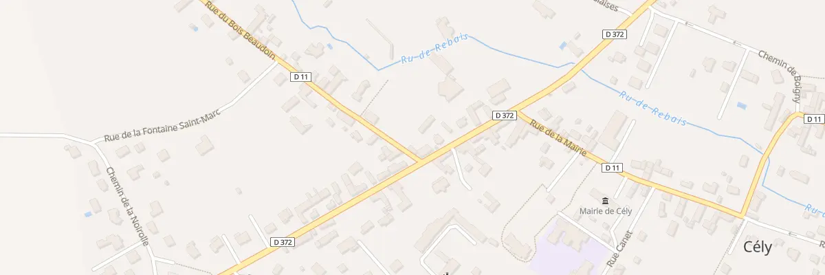 Plan du 2 Rue du Bois Beaudoin à Cély