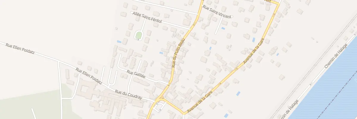Plan du 14 Rue du Puits Beau à Saint-Fargeau-Ponthierry