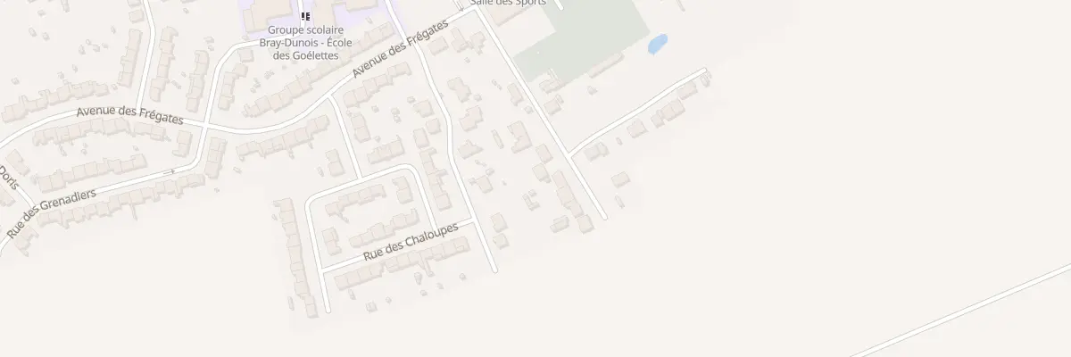 Plan du 36 Rue Abbe Catry à Bray-Dunes
