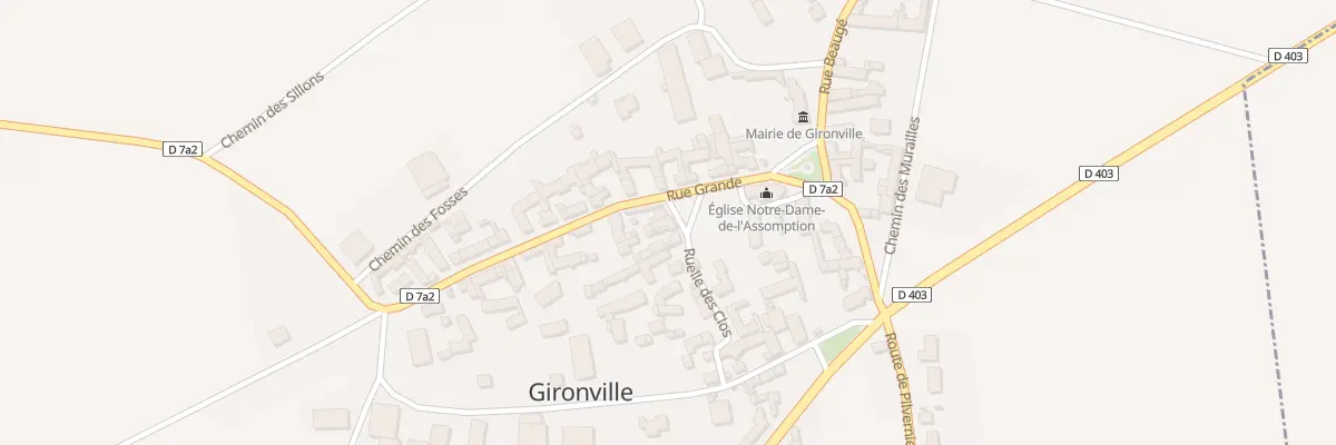Plan du 4 Rle des Clos à Gironville