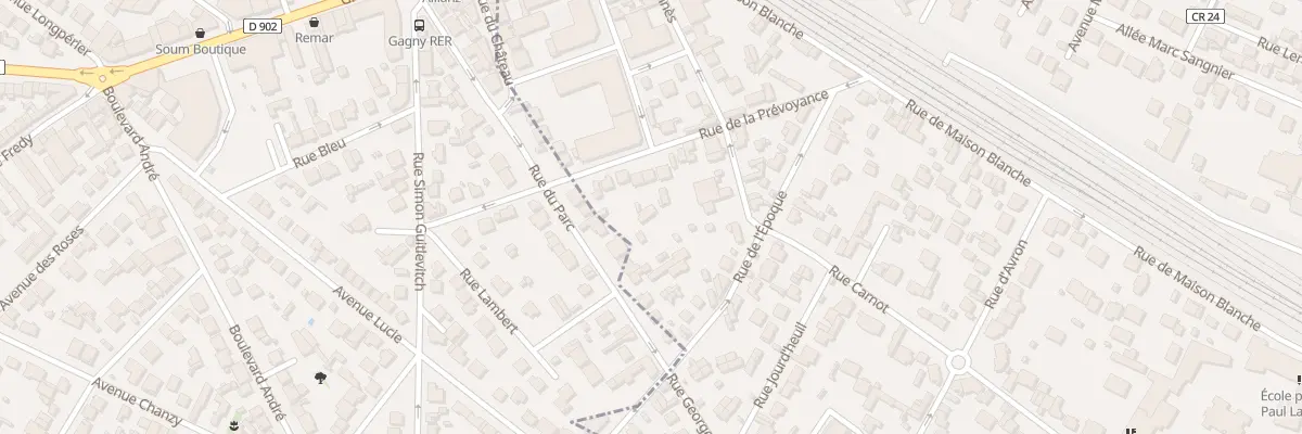 Plan du 29 Rue du Parc à Villemomble
