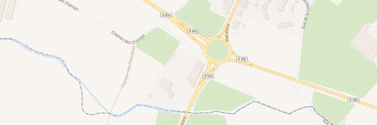 Plan du 322 Rue d’Aire à Hazebrouck