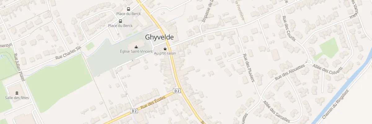 Plan du 155 Rue Nationale Ghyvelde à Ghyvelde