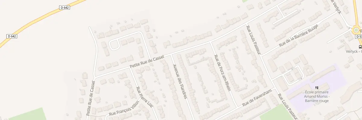 Plan du 72 Av des Flandres à Hazebrouck