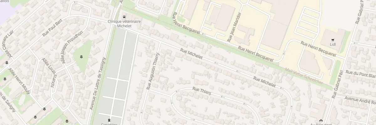 Plan du 87 Rue Michelet à Sevran