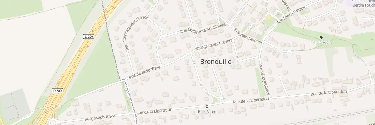 Plan du 8 Rue de Belle Visée à Brenouille
