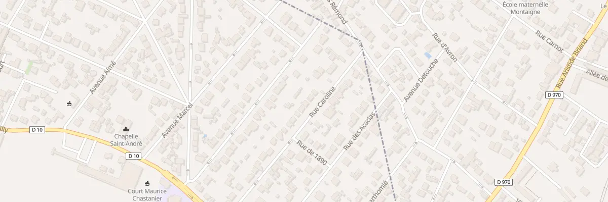 Plan du 12 Rue Caroline à Villemomble