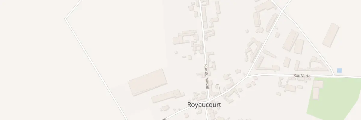 Plan du 9 Rue du Mesnil à Royaucourt