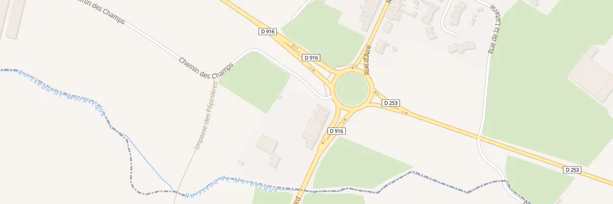 Plan du 318 Rue d’Aire à Hazebrouck