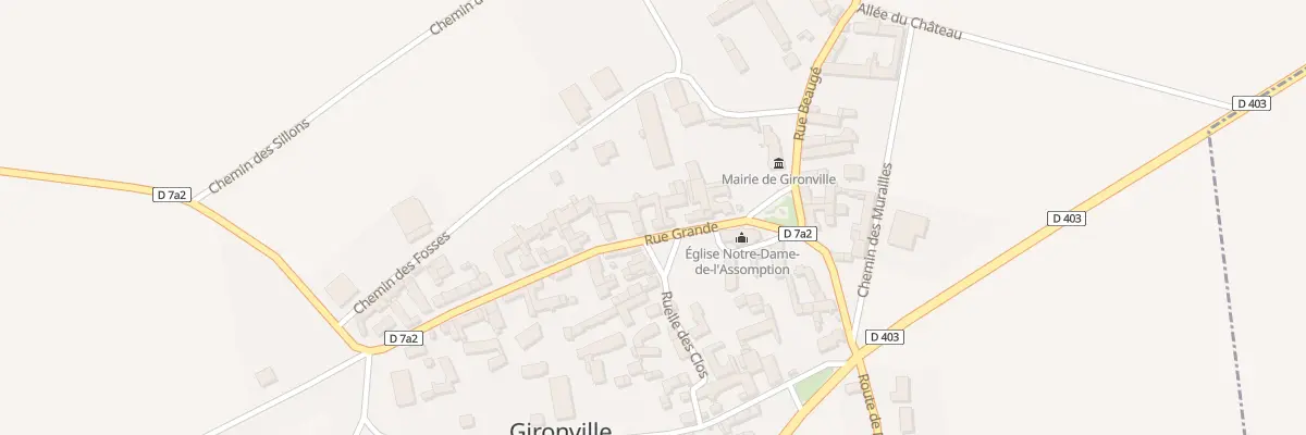 Plan du 12 Rue Grande à Gironville