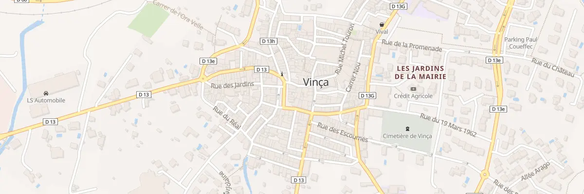 Plan du 98 Av General de Gaulle à Vinça