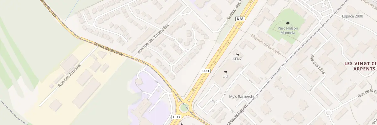 Plan du 20 Rue des Grands Rayages à Boussy-Saint-Antoine