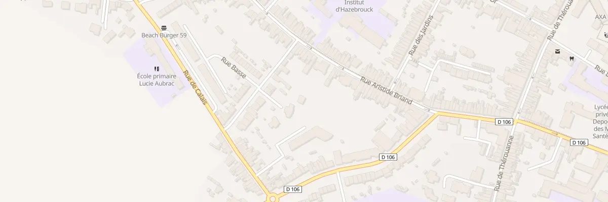 Plan du 18 Rue Albert Deveyer à Hazebrouck