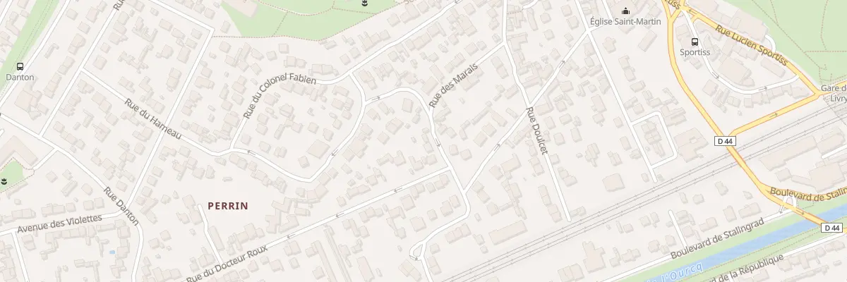 Plan du 24 Rue des Marais à Sevran