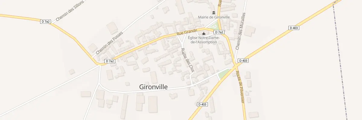 Plan du 14 Rle des Clos à Gironville