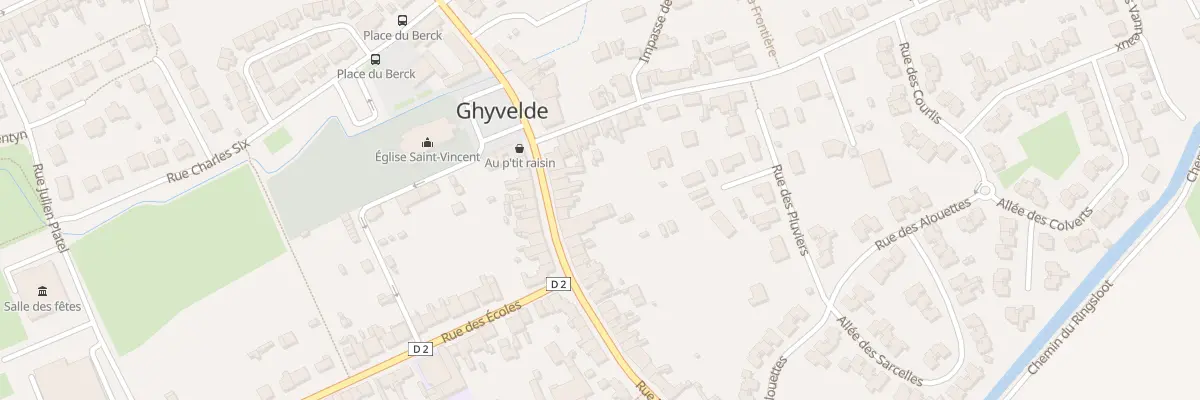 Plan du 157 Rue Nationale Ghyvelde à Ghyvelde
