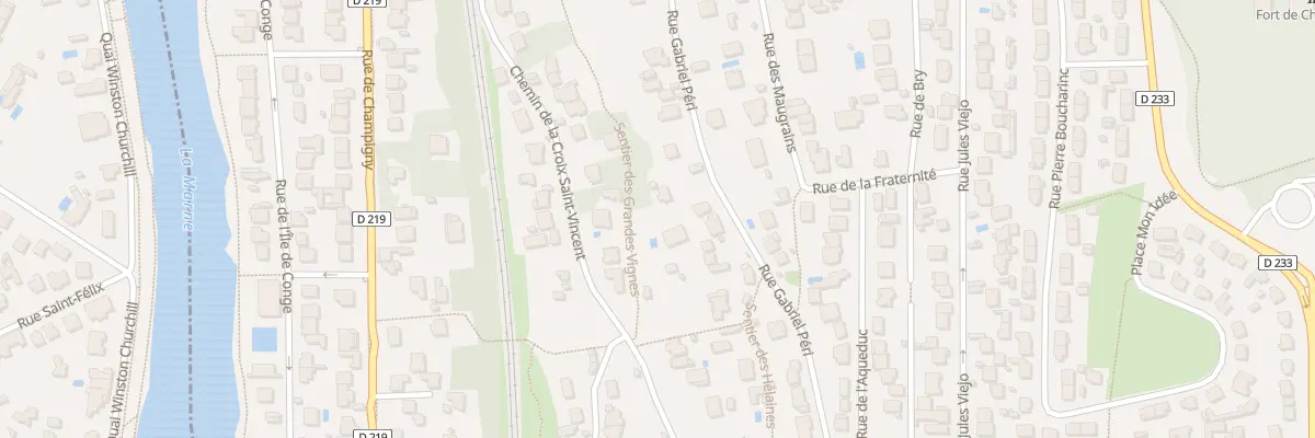 Plan du 55 Rue Gabriel Péri à Chennevières-sur-Marne