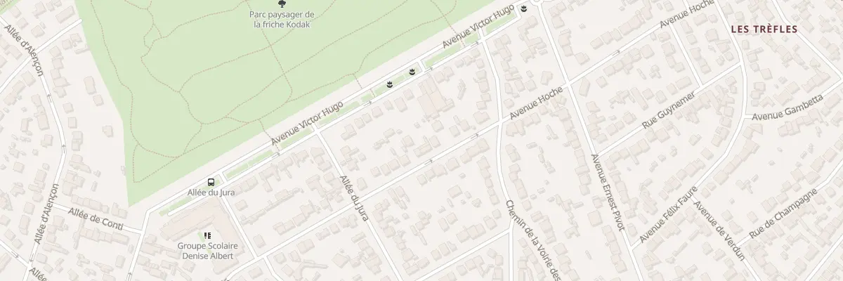 Plan du 98 Av Hoche à Sevran