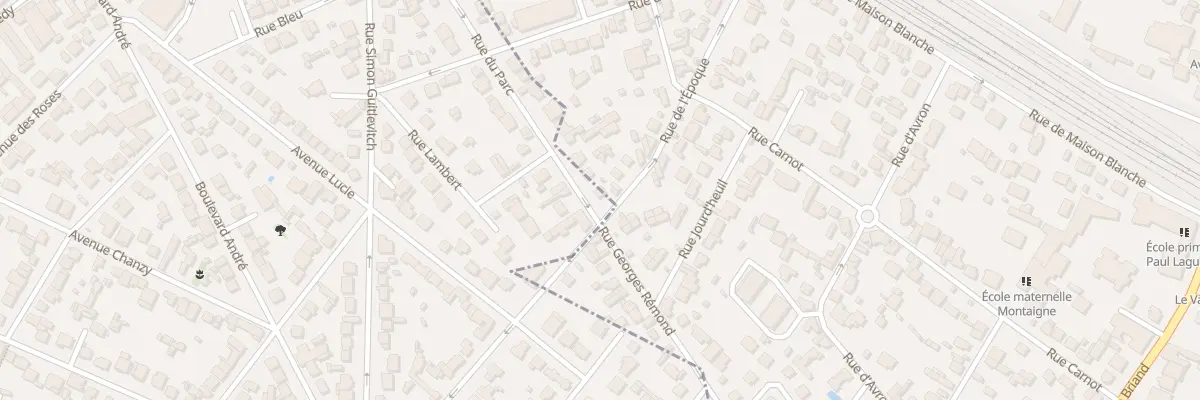 Plan du 43 Rue du Parc à Villemomble