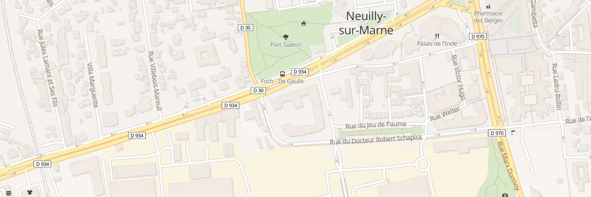 Plan du 38 Av du Gen de Gaulle à Neuilly-sur-Marne