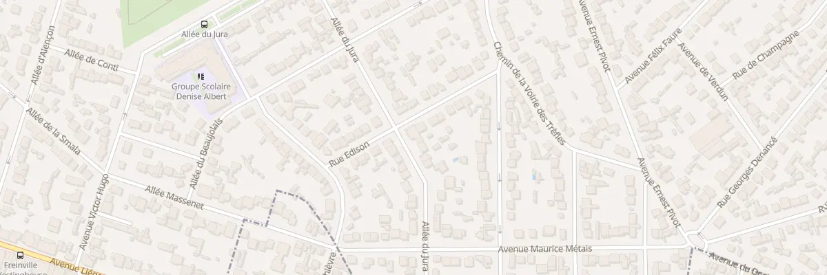Plan du 15 Rue Edison à Sevran