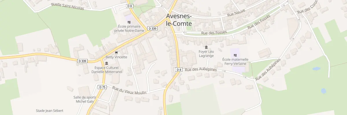 Plan du 102 Rue de Barly à Avesnes-le-Comte
