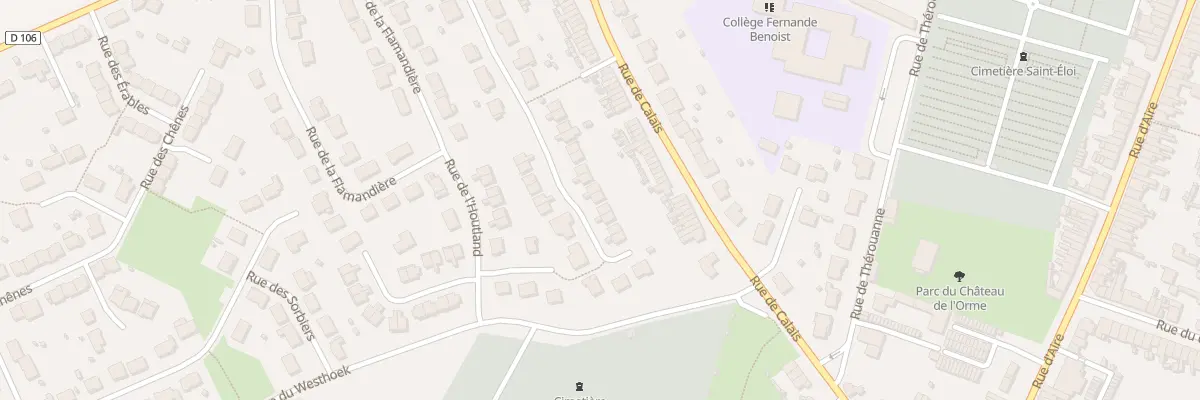 Plan du 37 Rue des Charmes à Hazebrouck
