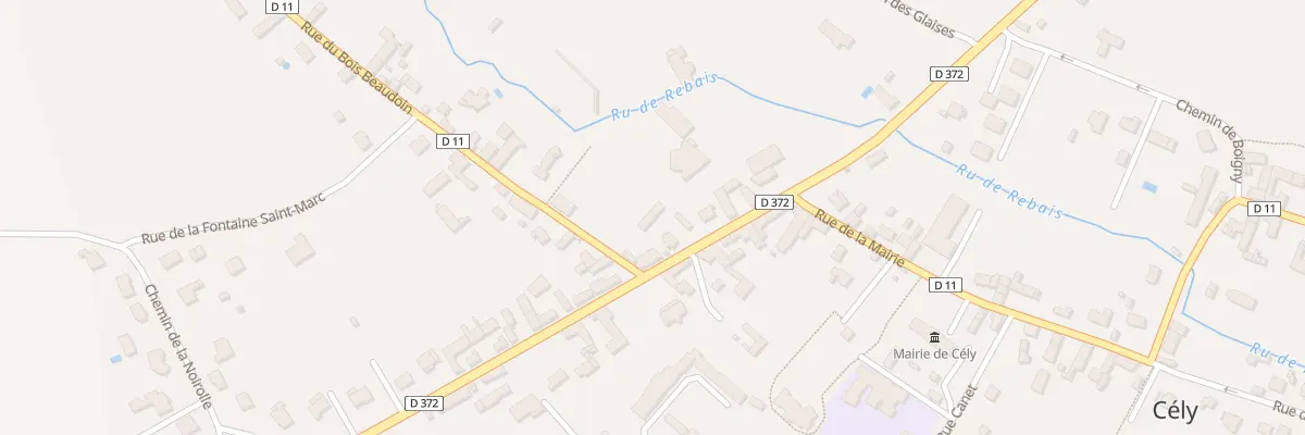 Plan du 2 Che du Pressoir à Cély