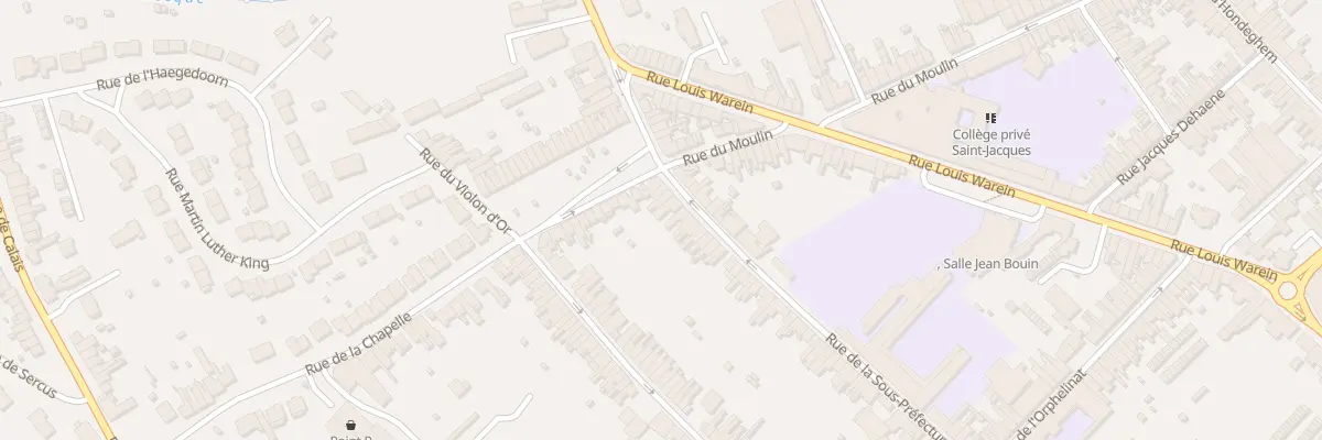 Plan du 119 Rue de la Sous-préfecture à Hazebrouck