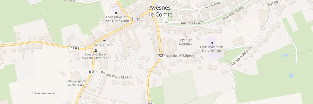 Plan du 116 Rue de Barly à Avesnes-le-Comte