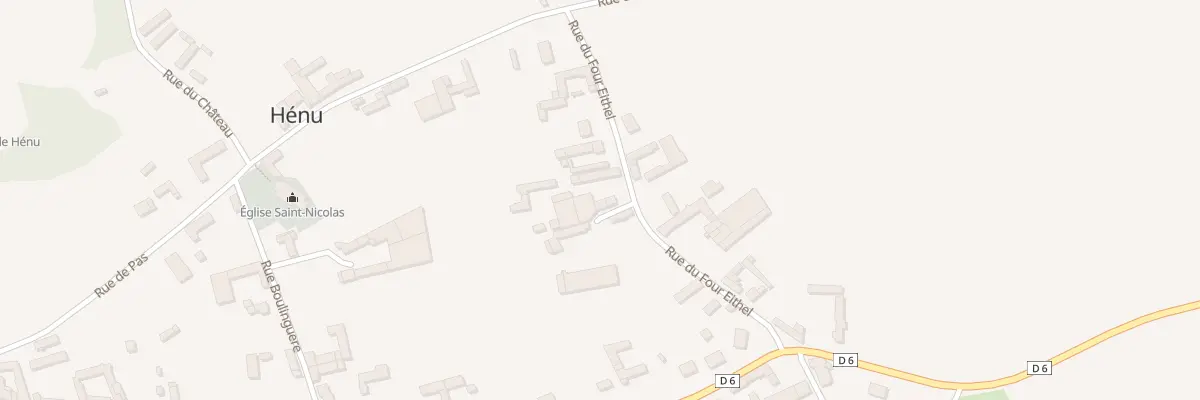Plan du 9 Rue du Four Eithel à Hénu