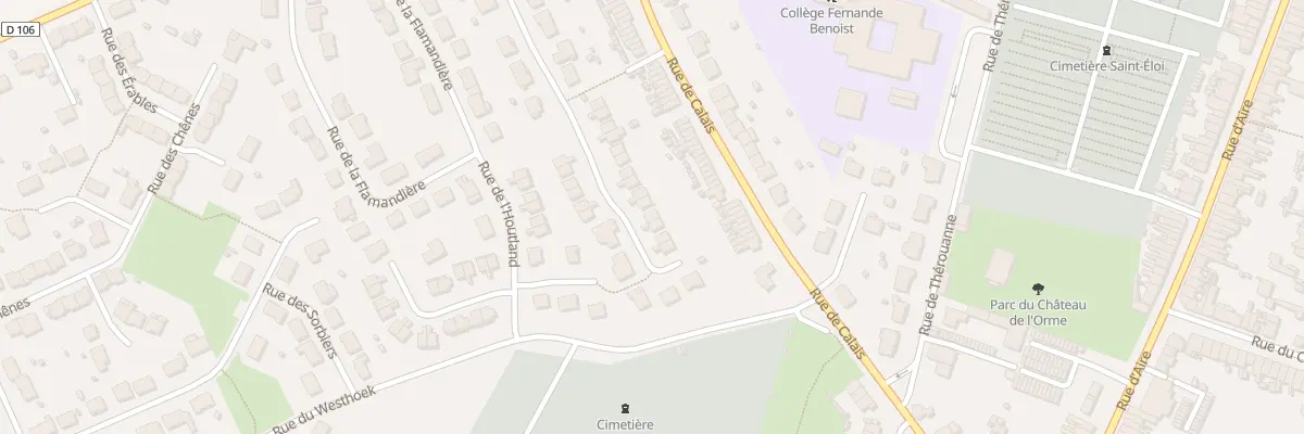Plan du 39 Rue des Charmes à Hazebrouck