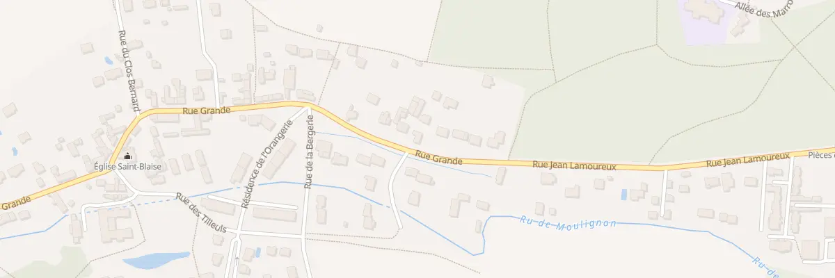Plan du 96 Rue Grande à Saint-Fargeau-Ponthierry
