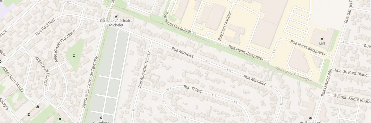 Plan du 85 Rue Michelet à Sevran