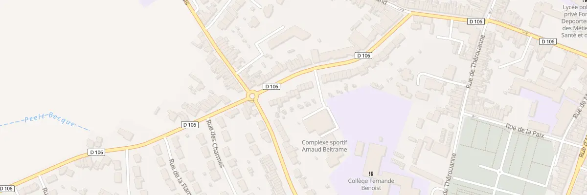 Plan du 35 Rue de Sercus à Hazebrouck