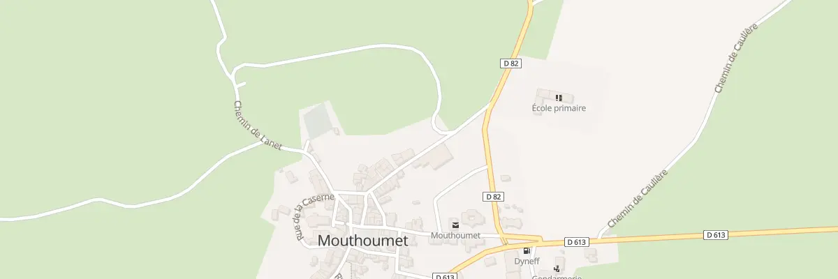 Plan de la Rue du Moulin du Vent à Mouthoumet
