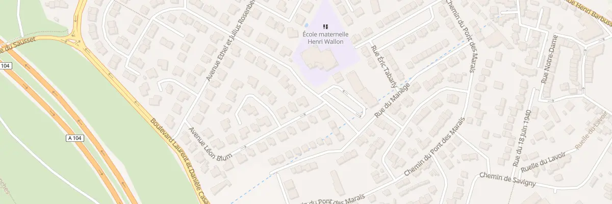 Plan du 2 Av Léon Blum à Villepinte