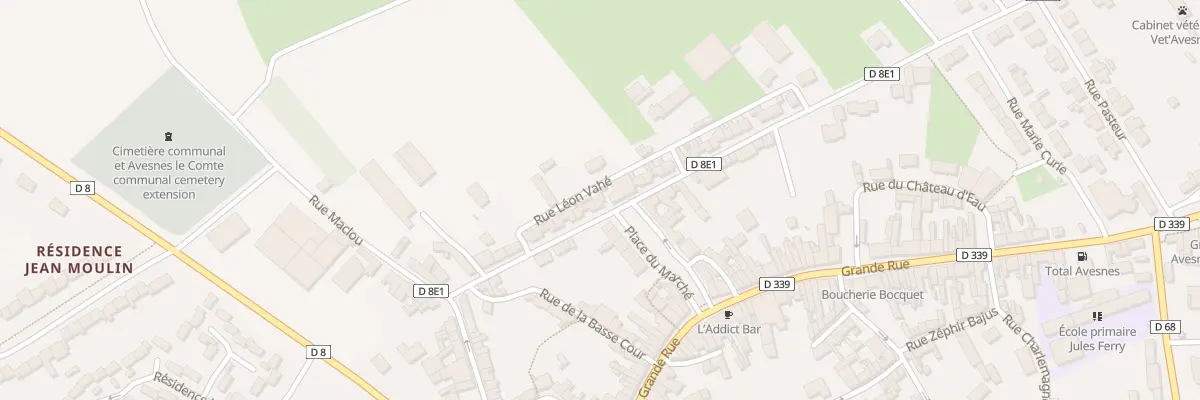 Plan du 26 Rue de la Poste à Avesnes-le-Comte