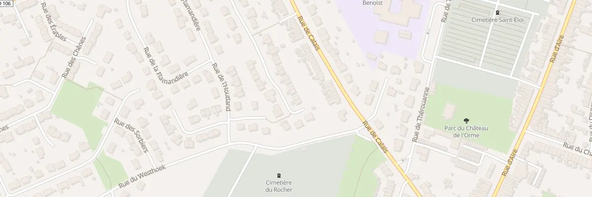 Plan du 43 Rue des Charmes à Hazebrouck