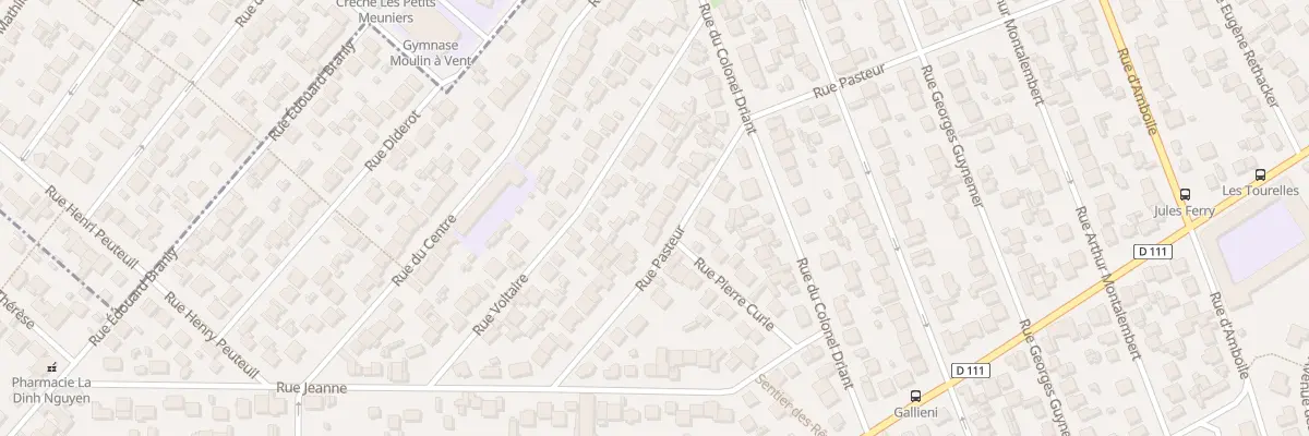 Plan du 21 Rue Pasteur à Ormesson-sur-Marne