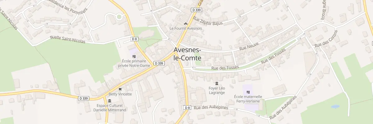 Plan du 2 Sq Square Pierre Beregovoy à Avesnes-le-Comte