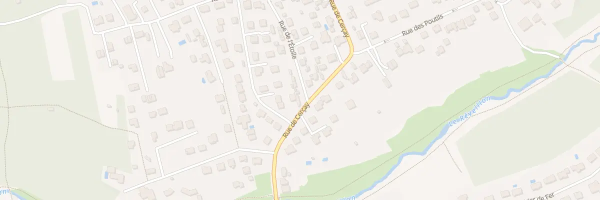 Plan du 1 Rue de l’Etoile à Villecresnes