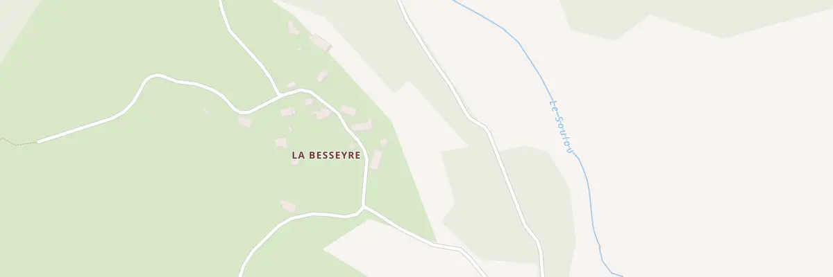 Plan du 7 La Besseyre à Vebret