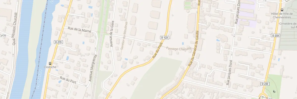 Plan du 8 Rue du Pont à Chennevières-sur-Marne
