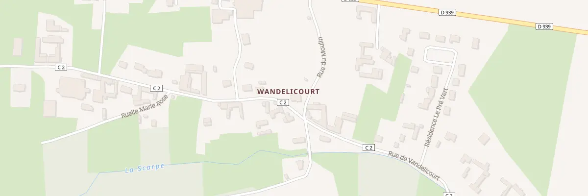 Plan du 47 Rue de Vandelicourt à Berles-Monchel
