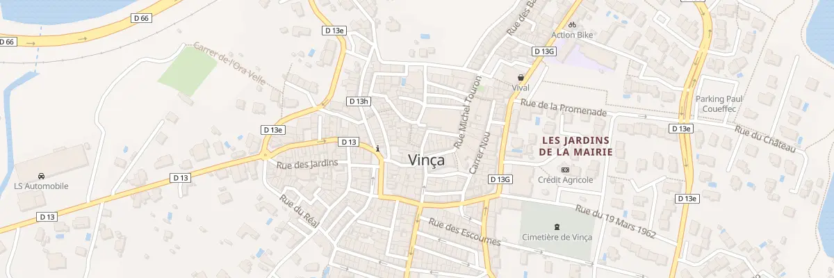 Plan du 2 Rue Victor Hugo à Vinça