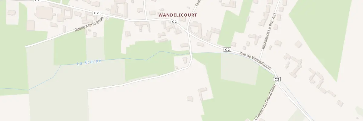 Plan du 3 Che de Clauzel à Berles-Monchel