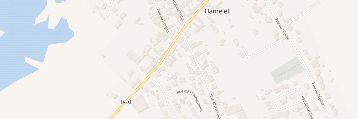 Plan du 12 Rue François Deroussen à Hamelet