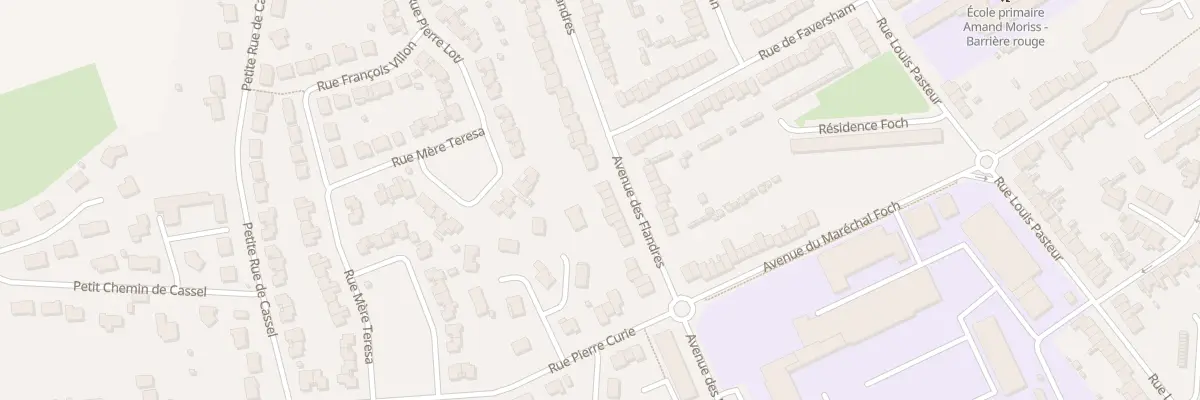 Plan du 79 Av des Flandres à Hazebrouck